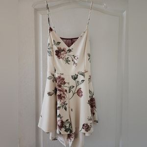 Windsor Purple and White Floral Romper